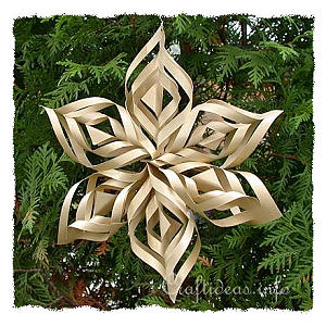 Christmas Paper Craft - Christmas Star Window Decoration 