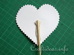 Paper Heart Plant Poke Tutorial 6