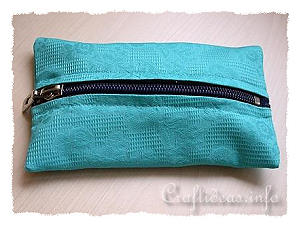 Summer Sewing Craft Project - Purse Organizer or Tissue Holder
