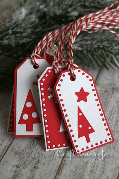Christmas Paper Craft - Scandinavian Inspired Christmas Gift Tags