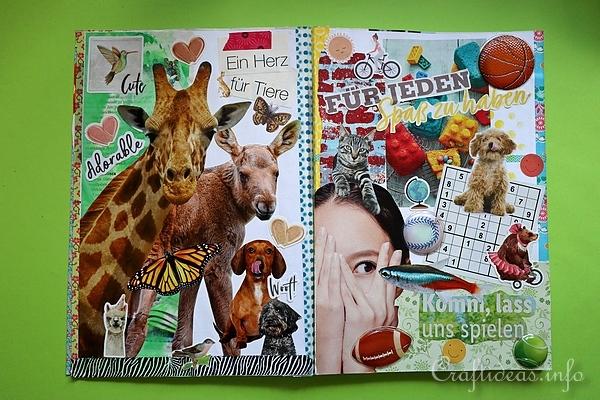 Magazine Collage Ideas for Kids - Arts and Bricks