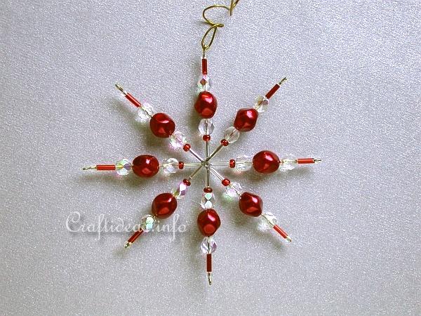 crystal bead christmas ornaments