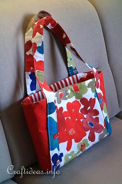 How to Sew a Fabric Picnic Tote